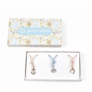 Gemma Simone Summer Vibes Rope Necklace +‎ Charms